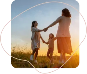 Home Intro Image | Equitable Mediation Warm, welcoming image of a family silhouette walking toward a bright horizon, symbolizing new beginnings through peaceful divorce mediation. Ready to take the first step? Call Equitable Mediation at (877) 732-6682 to begin your journey today.