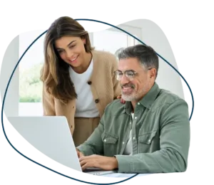 Image showing a mediator facilitating a supportive discussion with a diverse couple and family members around a conference table. Ready to find the right path forward? Call Equitable Mediation at (877) 732-6682 to see how we can help you through every step of your divorce journey.