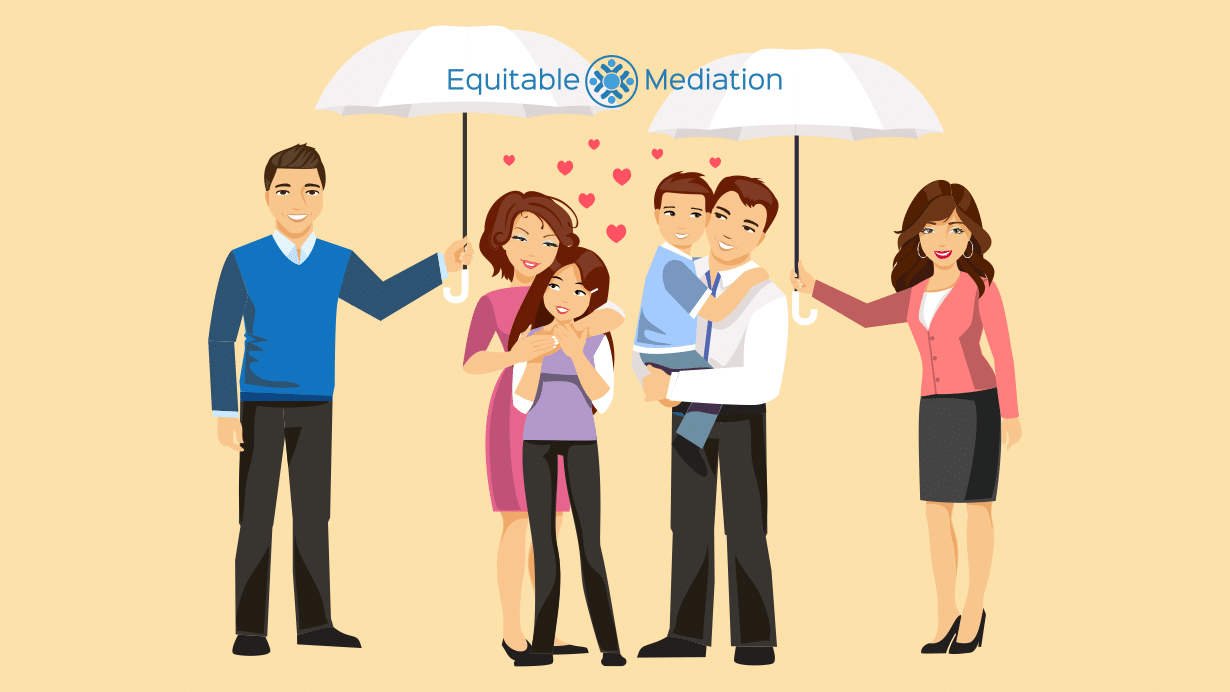 When to Choose a Divorce Mediator | Equitable Mediation Couple consulting with a mediator at a table, pointing at a calendar to determine the right time to begin mediation. Wondering when to choose a divorce mediator? Call Equitable Mediation at (877) 732-6682 for personalized advice and timing guidance today.