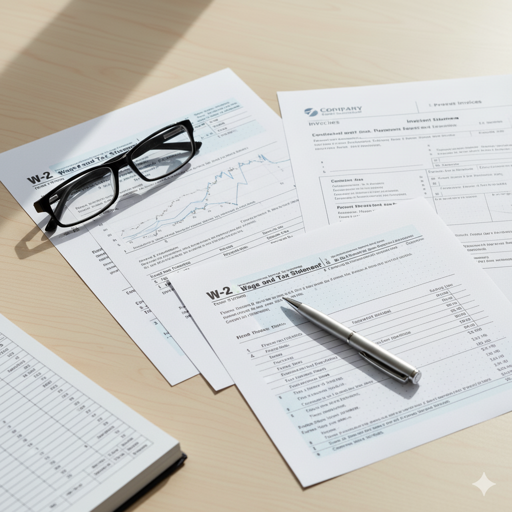 Calculating Spousal Support | Financial Factors in Alimony in California Flat-lay photo of financial paperwork and calculator symbolizing income analysis for Alimony in California. Let Equitable Mediation’s financial experts help you accurately calculate spousal support and reach equitable agreements—schedule a consultation today.