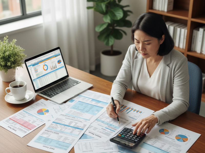 Reviewing business tax returns and financial statements to calculate New York maintenance for a business owner. Get expert guidance from Equitable Mediation by calling (877) 732-6682.