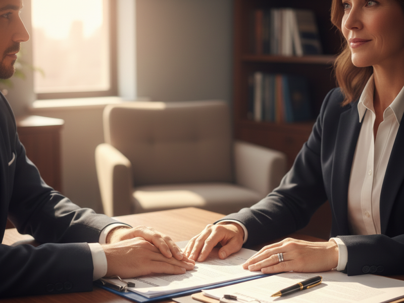 Divorcing parents in mediation reframing spousal maintenance as a shared financial planning challenge during New York divorce negotiations, emphasizing collaboration and child-focused solutions. Call Equitable Mediation at (877) 732-6682 for supportive guidance.