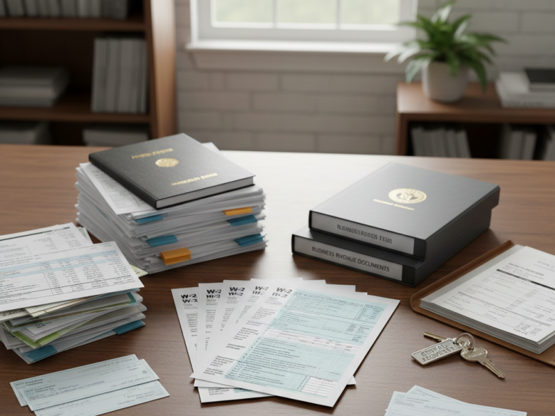 Essential financial documentation for Pennsylvania alimony, including tax returns, pay records, and business statements to support accurate income analysis. Call (877) 732-6682 for guidance from Equitable Mediation.