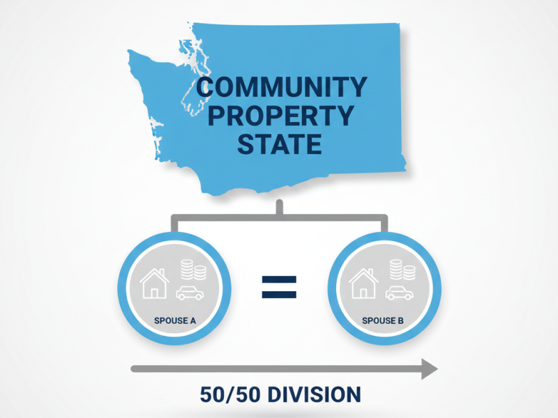 Understanding Washington community property and how equal division of marital assets affects spousal maintenance planning and financial security. Call (877) 732-6682 to speak with Equitable Mediation about your options.