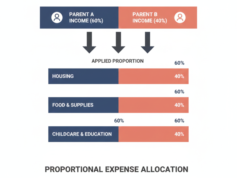 Calculating total New Jersey child support including add-on expenses like medical and childcare costs. Speak with Equitable Mediation at (877) 732-6682.